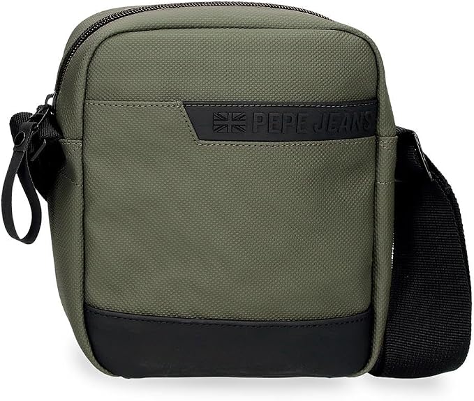 Pepe Jeans Dorking Waist Bag, Crossbody Bag with Multiple compartments, Polyester, by Joumma Bags., Khaki, One Size, Small crossbody bag by Unknown
