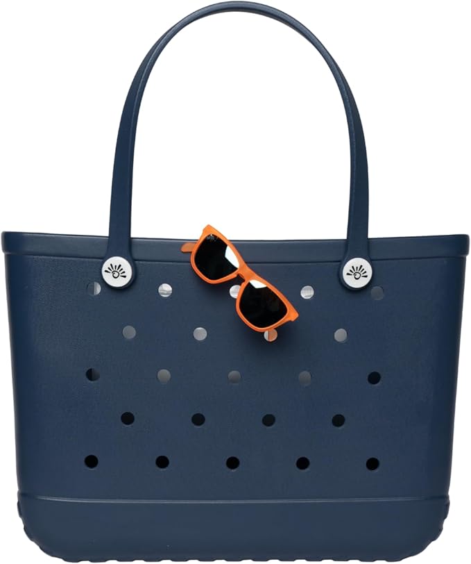Sunnies Beach Bag - Large Tote Bag for Beach, Pool, & Travel - Lightweight, Waterproof, & Easy-to-Clean - Stylish Summer Bag by Unknown
