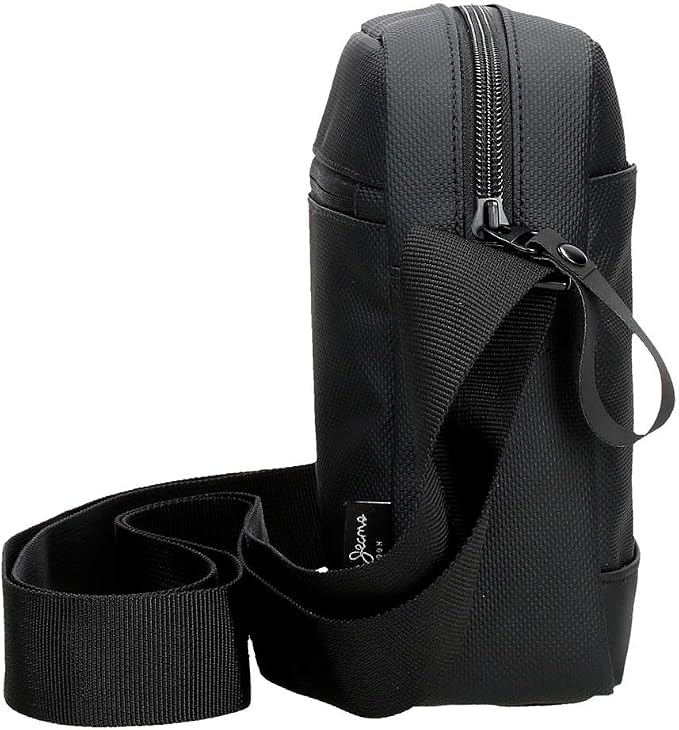 Pepe Jeans Dorking Waist Bag, Crossbody Bag with Multiple compartments, Polyester, by Joumma Bags., Black, One Size, Small crossbody bag - Image 2