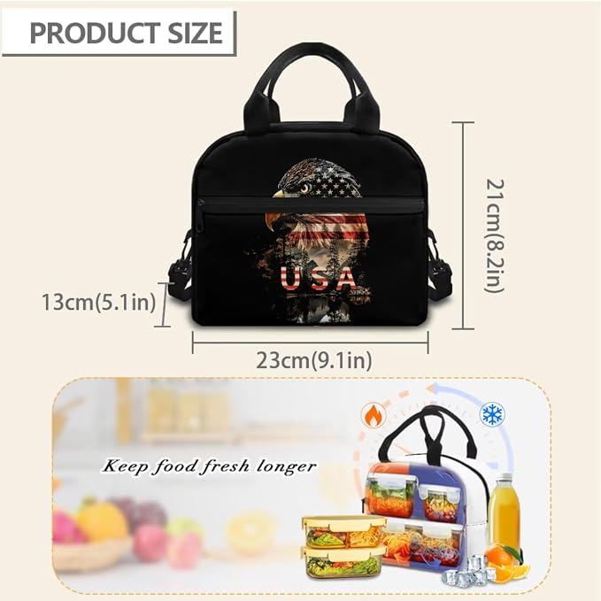 Eagle Kids Bookbag for Boys School Bags for Kids 6-8 with Lunch Bag and Penicl Case Set Toddler Kindergarten Preschool Backpack for School, 3Pcs - Image 5