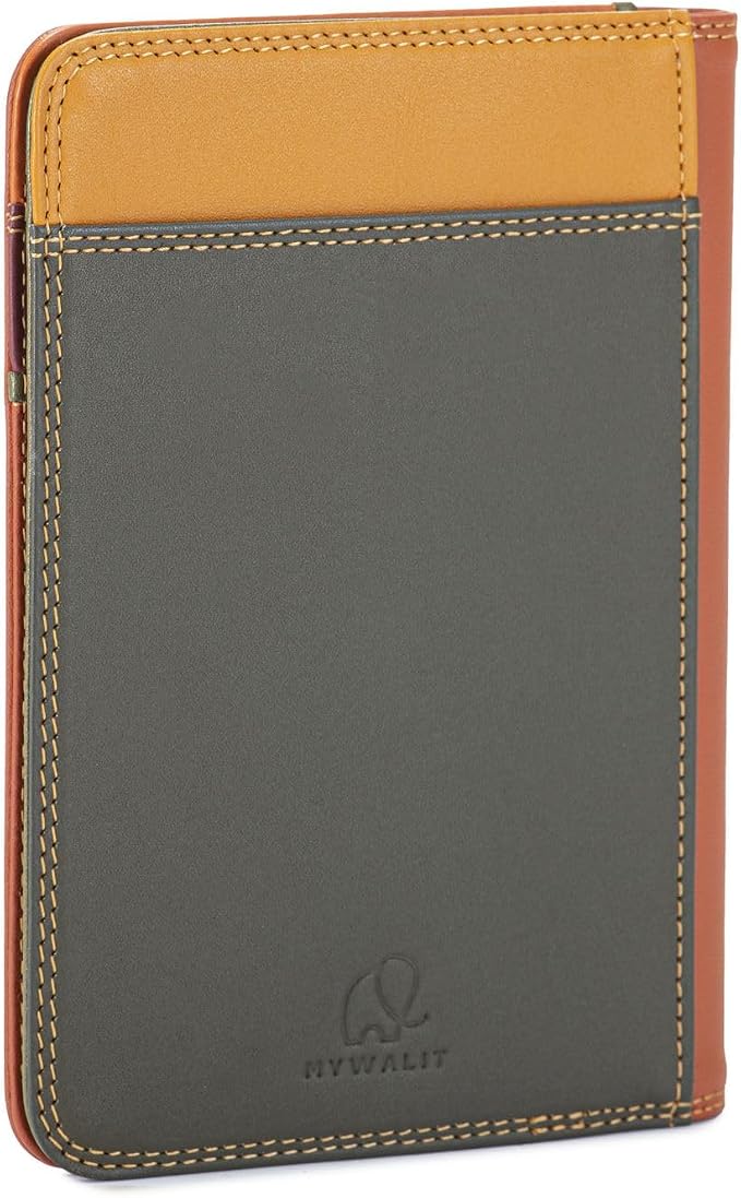 mywalit Leather Travel Passport Cover | Lucca | 3 Cards, Notes And Transparent Passport Section - Image 3