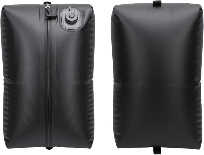 Reusable Travel Vacuum Bags, 20L Automatic Vacuum Compression Bag Built in Pump, Space Saver Seal Packing Cubes for Clothing for Carry On Suitcase and Backpack Luggage (Black Grid) - Image 9