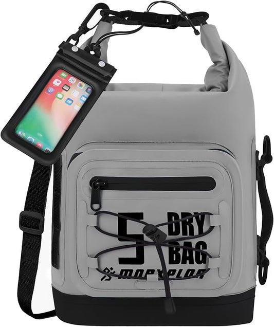 MORXPLOR Dry Bag Waterproof,5L/10L/20L/30L/40L/55L Roll Top Dry Bag Backpack with WaterProof Phone Case for Swim,Kayak by MORXPLOR