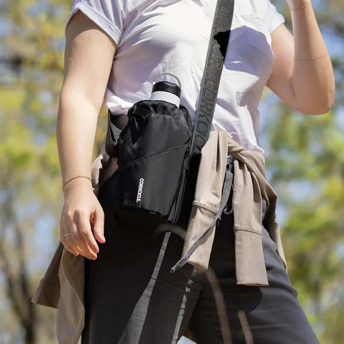 Corkcicle Cooler Sling Bag Crossbody Holder, Perfect for Holding 16 oz - 40 oz Canteen Water Bottle - Image 2