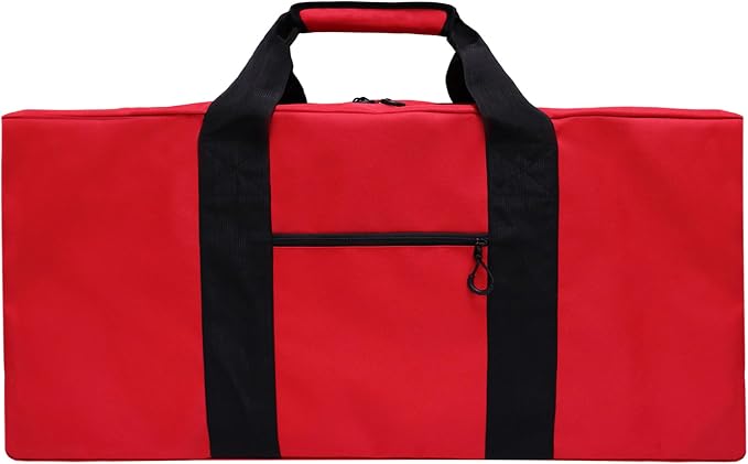 150L Large Duffle Bag for Travel 37” Diffle Bag for Overnight Weekender Camping, Storage for Men Women, Classic Red by HOME