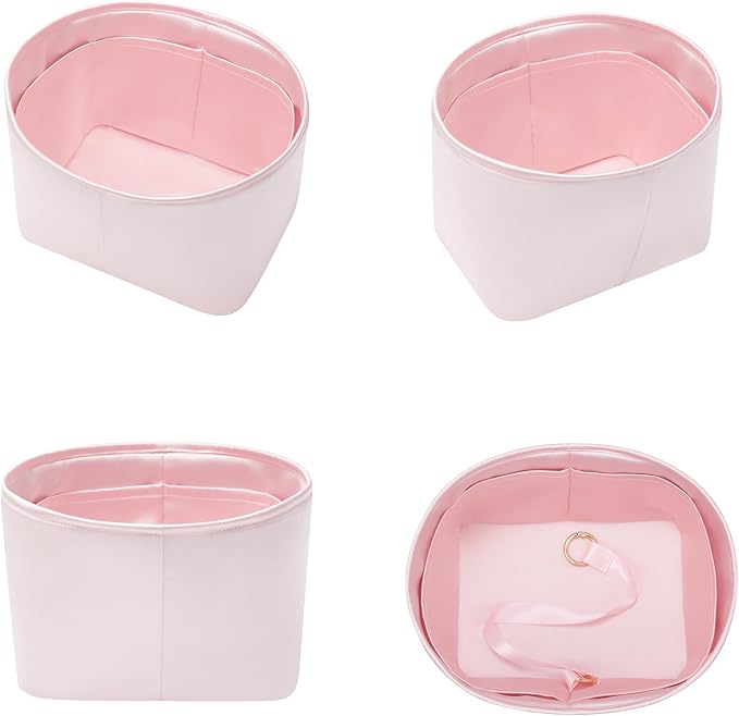 Fits for Picotin 18 Bag Insert, Premium Silk Purse Organizer Insert, Smooth Touch & Lightweight， Luxury Handbag Organizer with Gift Box Fits For Hermes(PC18,Pink) - Image 8