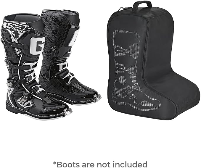ViaTerra Boot Bag/Shoe Travel Bag for Motorcycle Riding Boots | Available in 2 Sizes | Compatible for Motocross Knee high Boots (Large) - Image 2