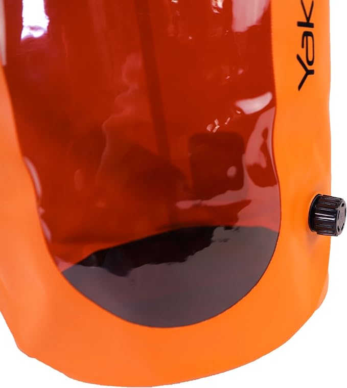 YakAttack 20L Roll-Top Waterproof Dry Bag with Air Valve | Durable & Water Resistant | Compact Storage | Remove Trapped Air | Additional Buoyancy | Dry Bag for Kayaking, Hiking, Boating & Camping - Image 3