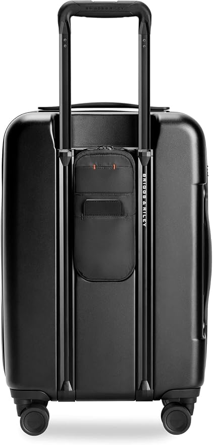 Briggs & Riley Essential 22 Inch Carry-On Expandable Spinner - Expandable Hardside Carry-On Luggage with CX Compression Technology - TSA Lock - Spinner Wheels - Sympatico Collection - Black - Image 10
