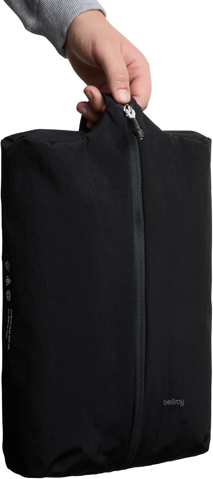 Bellroy Lite Packing Caddy 10L (Travel Organizer Packing Cube, Zip-up Storage Solution for Travel Near or far) - Black - Image 5