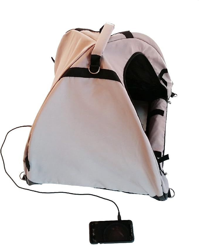 LAPTOP TENT - Portable Sun Shade & Water-Resistant Beach Bag for Outdoor Work | Heat & UV Reflective Fabric | Computer Privacy Hood & Glare Shield | Convertible Tote for Laptop, Towels, Drinks & More - Image 8