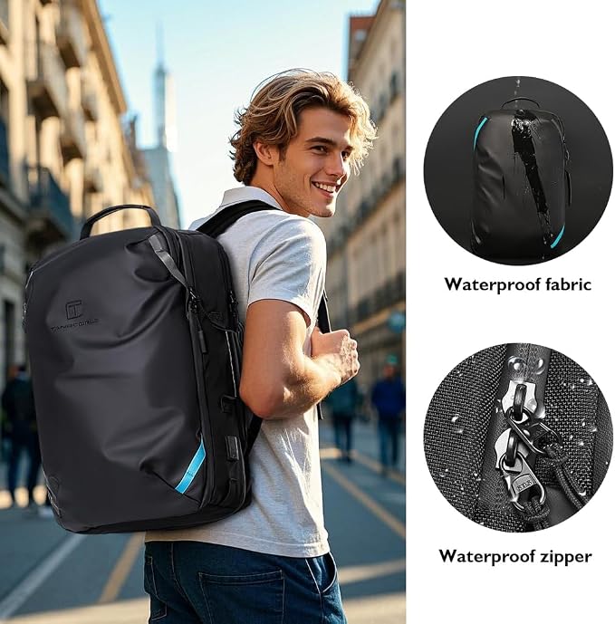TANGCORLE Vacuum-Compressed Travel Backpack: Expandable, Airline-Approved Laptop Backpack—Unisex Business Backpack - Image 8