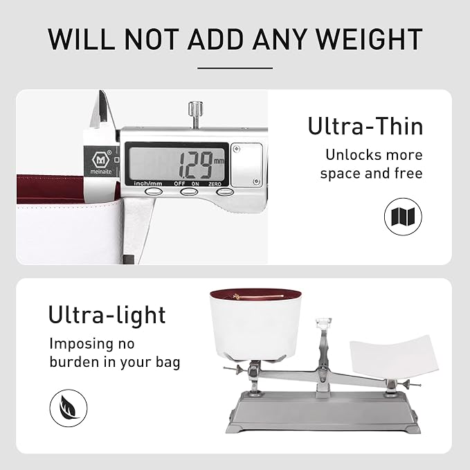 Purse Organizer Insert for Lv ALL In BB Handbag,Premium Lightweight Water Resistant All in BB Bag Insert,Bags Shaper Divider Purse Accessories with Zipper,White-Wine - Image 7