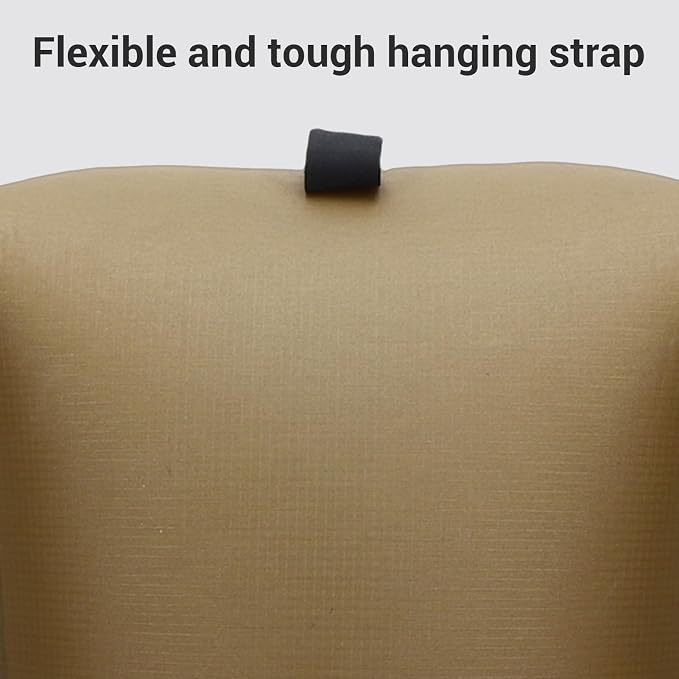 Reusable Travel Vacuum Bags, 20L Automatic Vacuum Compression Bag Built in Pump, Space Saver Seal Packing Cubes for Clothing for Carry On Suitcase and Backpack Luggage (Khaki) - Image 5