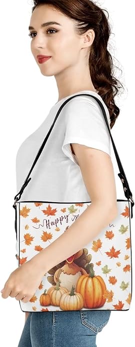 HUGS IDEA Boho Bags for Women Leather Handbag Shoulder Bucket Crossbody Purse - Image 2