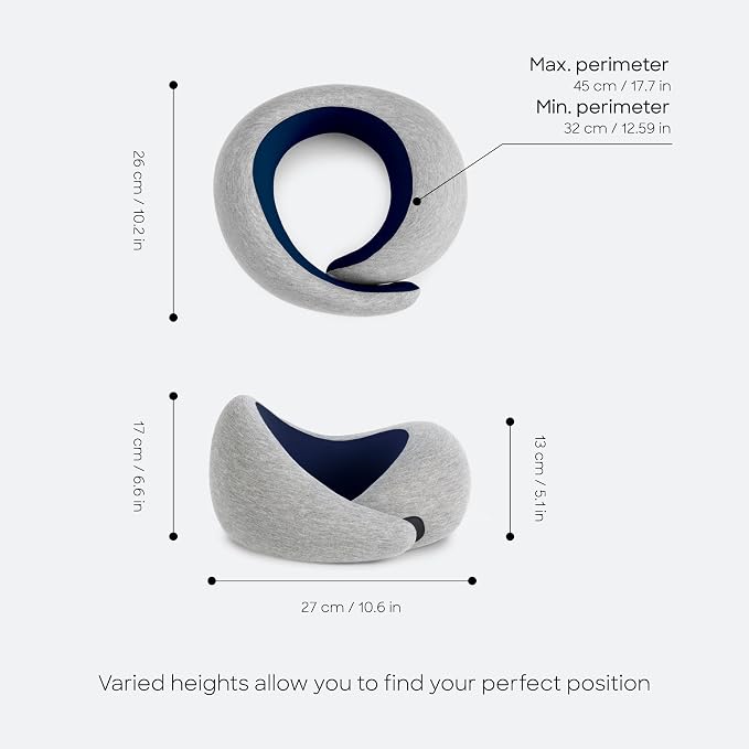 Ostrichpillow GO Travel Pillow, 360° Memory Foam Support, Soft & Washable - Image 4