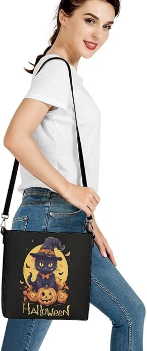 HUGS IDEA Boho Bags for Women Leather Handbag Shoulder Bucket Crossbody Purse - Image 5