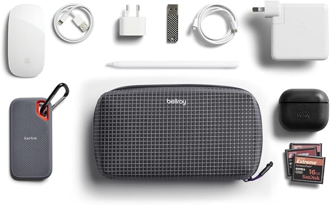Bellroy Tech Kit (Tech Accessories Organizer Pouch, Zipper Closure Design, Stores Power Bank, Phone Charger, Cables & More, Internal) - Image 5