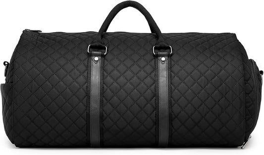 seyfocnia Convertible Carry on Garment Bag for Women, Garment Bags for Travel with Shoe Pouch 2 in 1 Hanging Suitcase Suit Bag for Women Travel Duffle Bag Garment Bag by Seyfocnia