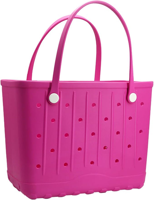 GBB Rubber Large Beach Tote Bag Portable Travel Bag Waterproof Travel Handbags for Beach all Purpose Storage Bags by GBB