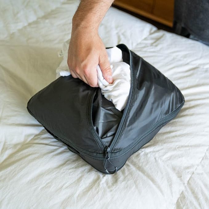 WANDRD Packing Cubes - Large Packing Cubes for Travel - Suitcase and Luggage Organization and Travel Essentials (Black) - Image 6