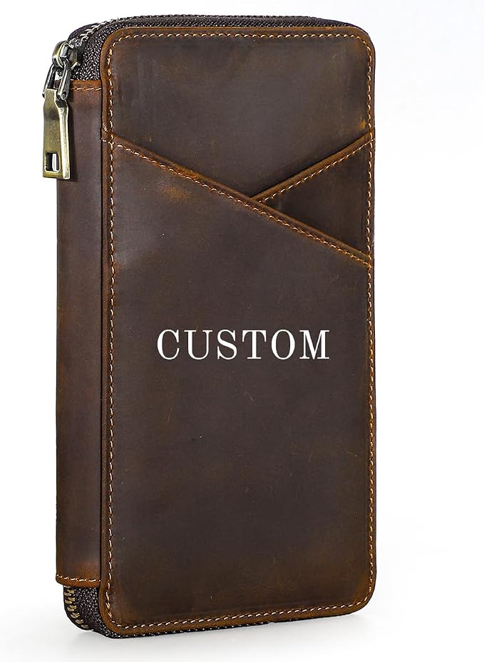 CONTACTS Custom Manicure Set Case for Men, Personalized Nail Clipper Tool Organizer, Travel Grooming Kit Pouch Engraved Name by CONTACTS