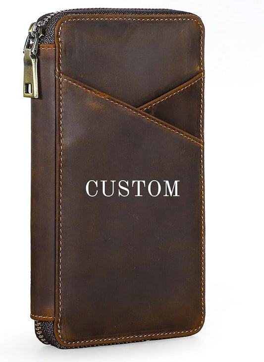 CONTACTS Custom Manicure Set Case for Men, Personalized Nail Clipper Tool Organizer, Travel Grooming Kit Pouch Engraved Name by CONTACTS
