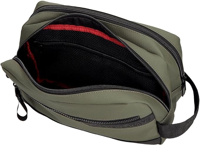 Pepe Jeans Dorking Waist Bag, Crossbody Bag with Multiple compartments, Polyester, by Joumma Bags., Khaki, One Size, Toiletry bag - Image 5