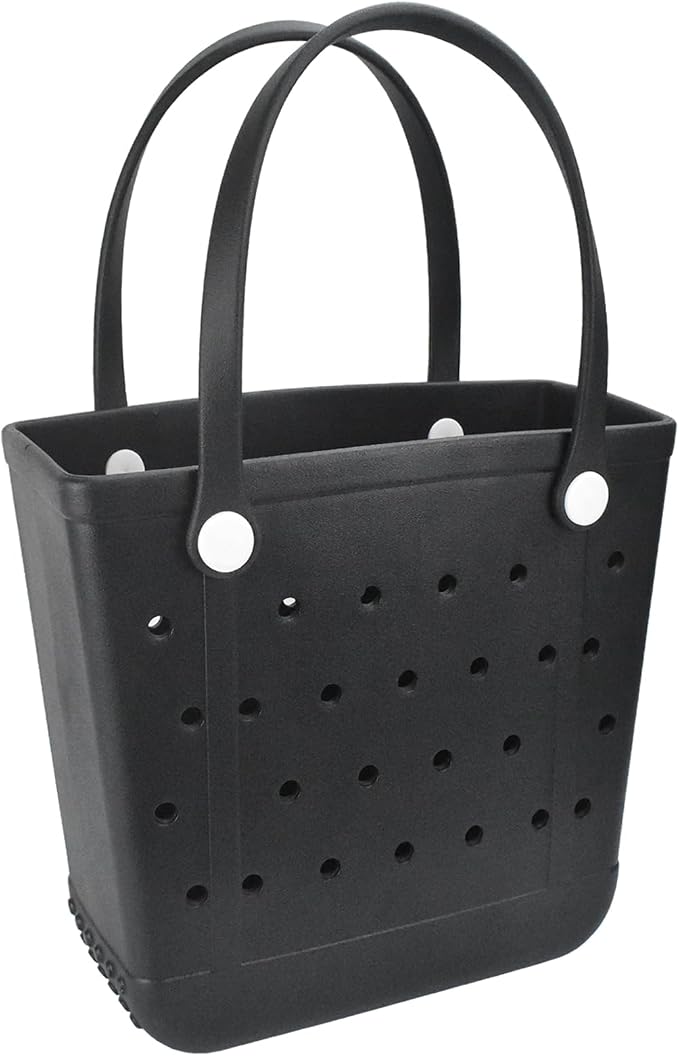 Rubber Beach Bag for Women, Waterproof Travel Tote Bags for Beach | Waterproof Sand-proof Tote Bags with Zipper Pocket, Durable Lightweigh Tote Bag for Outdoor - Image 4
