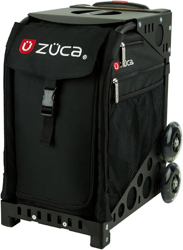 ZUCA Obsidian Sport Insert Bag with Black Frame (Non-Flashing Wheels), and Special Set of 5 Packing Pouches + Toiletry Bag Bundle - Image 2