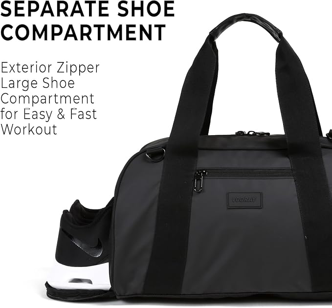 Vooray Burner Duffel Bag - 23L Small Gym Bag for Women and Men with Shoe Compartment, Lightweight Travel Duffel for Training, Sports, Overnight Use - Image 5