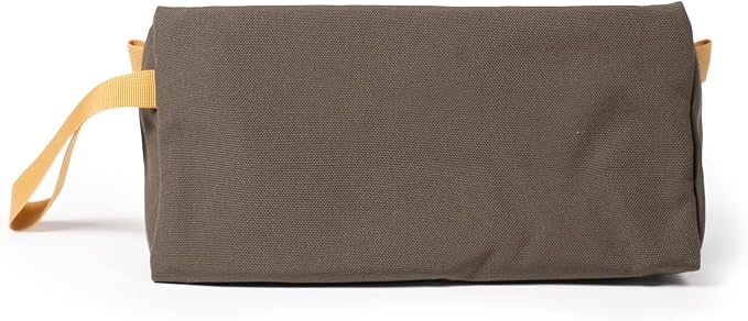 Topo Designs Dopp Kit - Travel Bag for Personal Care Essentials, Self Standing Triangular Shape, Fully Lined for Easy Cleaning, Recycled Nylon (Woodland/Elmwood) - Image 2