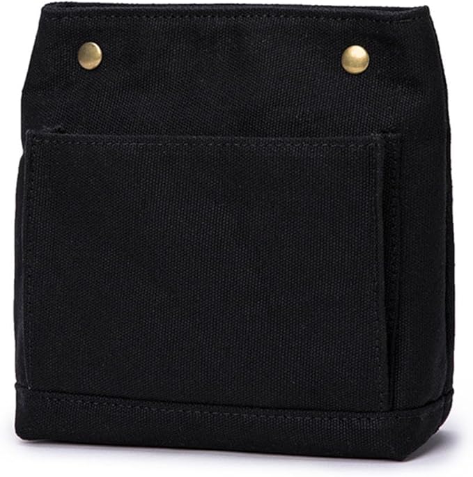 Lightweight Handbag Organizers Insert with Multiple Pockets - Handbag Organizer for Storage and Organization, Cosmetic Bag, Cotton Canvas （XS, Black） by YONBEN