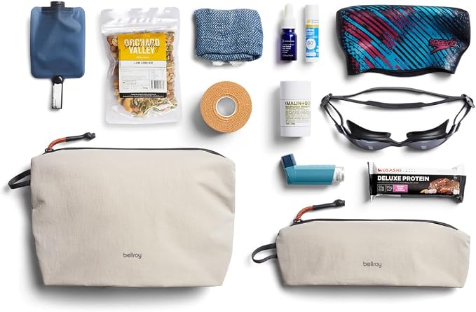 Bellroy Lite Pouch Duo (Lightweight Pencil case and Pouch) - Ash - Image 7
