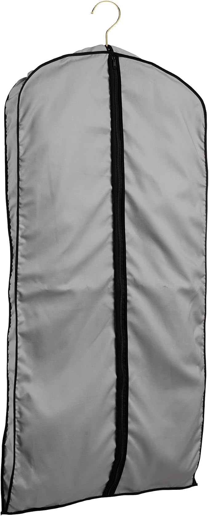 45" Fur Coat Cotton Garment Bags for Travel & Hanging Clothes (Grey) - Suit Covers Garment Bag for Men & Women Dress Bag - Closet Storage Suit Bag, Dress Bags, Coat Storage - Image 2