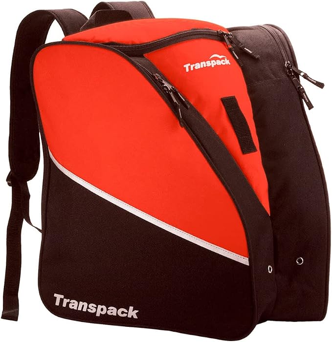 TRANSPACK Edge Water-Resistant Tough Durable Lightweight 43L Ski/Snowboard Boot Helmet Goggles & Gear Backpack Bag by Transpack