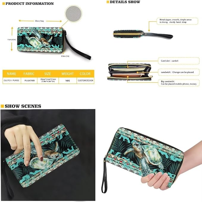Women Purse Handbags Wallet Sets Leather Shoulder Tote Bag for Women,Top Handle Purse with Wrist Wallet Bag - Image 2