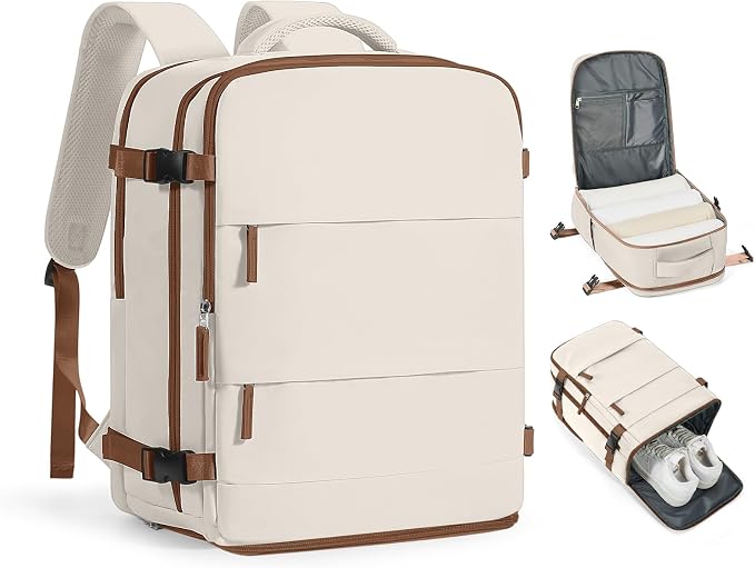 coofay Extra Large Travel Backpack Carry on Flight Approved Mochila De Viaje Personal Item Backpack for Airlines Frontier Airlines Personal Item Bag Backpack for Travel Backpacks for Men Women by coofay