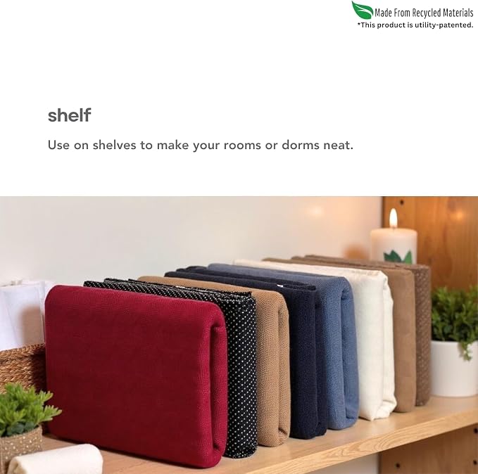 10-Pack Medium PLIIO Shirt Folder & Clothes Organizer - Foldable T-Shirt Folding Board, Drawer Organizer for Clothing, Space-Saving Wardrobe & Suitcase Storage Solution - Image 5
