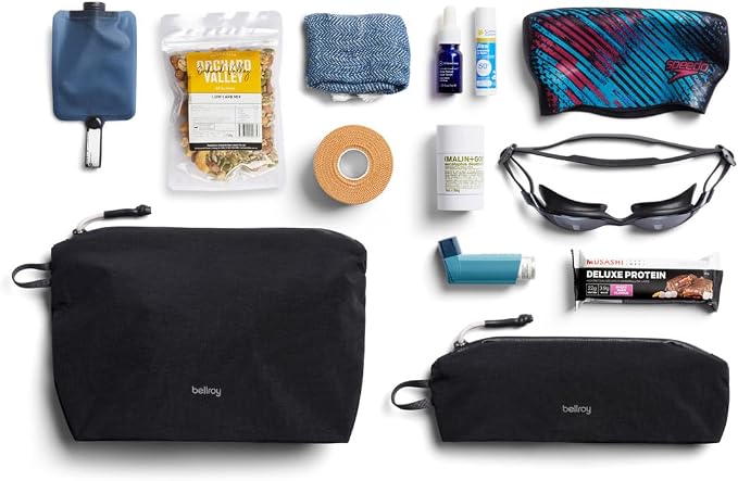 Bellroy Lite Pouch Duo (Lightweight Pencil case and Pouch) - Black - Image 7