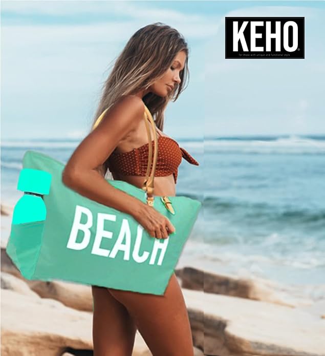 Keho Waterproof Beach Bag with Pockets For Women (Sandproof) - Image 2