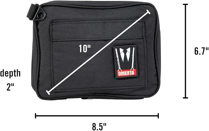 DIME BAGS Lockable Odor Sealing Padded Pouch, 3-Digit Combo Lock & Hidden Storage Pocket, Carbon Lined Scent Protection Boss - Image 2