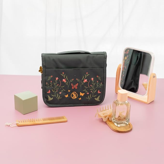 Grupo Erik Hanging Toiletry Bag - Wicked Merchandise | Travel Toiletry Bag Waterproof with Hook, Cosmetic Bags Makeup, Toiletries Travel Organiser | Wicked Gifts Under 20 Pounds - Image 5