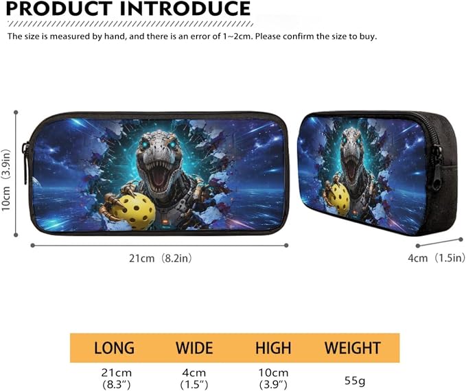 Forchrinse Kids Dinosaur Backpack Boys Pickleball School Backpack with Lunch Box Pencil Case 3 in 1 Set Boys Bookbag Elementary School Bags - Image 6