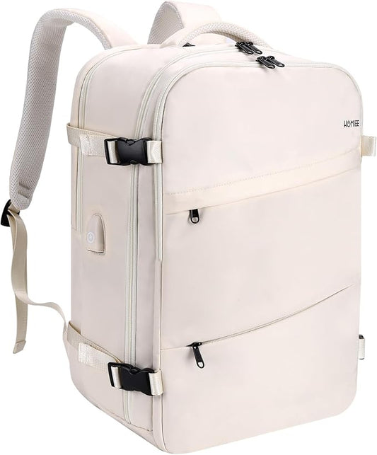 HOMIEE 50L Travel Backpack Large Suitcase Water Resistant Luggage Daypack | Carry on Backpack for Men Women Fits 17.3 Inch Laptop by HOMIEE