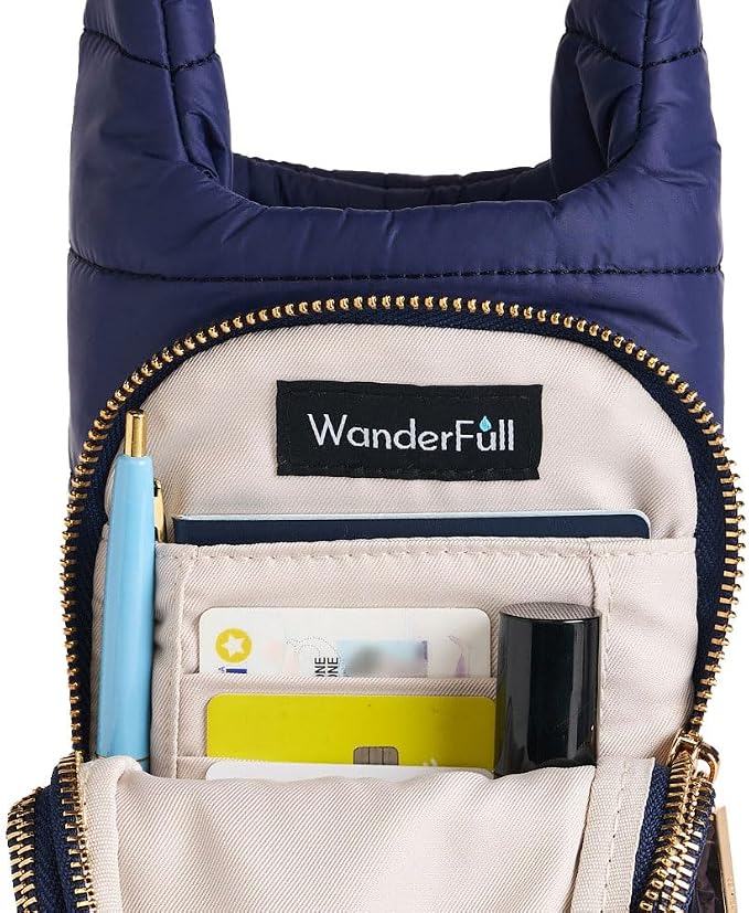WanderFull Original HydroBag Crossbody Water Bottle Holder with Phone Pocket, Fits Water Bottles up to 32 oz - Image 3