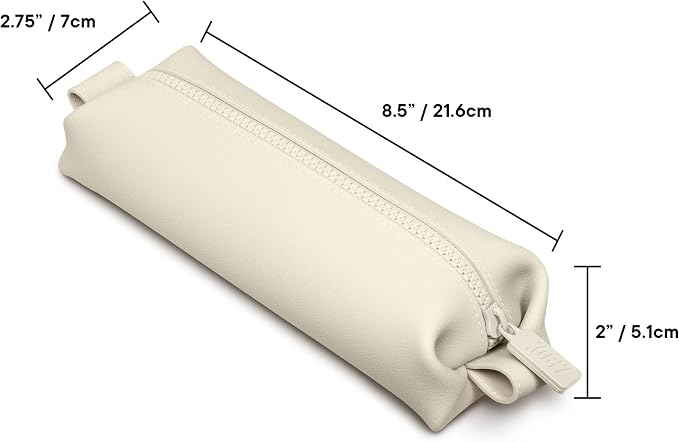 TOOLETRIES The Koby Dopp Kit, Premium Silicone Toiletry Bag for Men, Compact Leak-Resistant Travel Organizer with Heavy-Duty Zipper, Easy-to-Clean Grooming Bag – Mini 8.5" x 2.75" x 2", Sand - Image 10