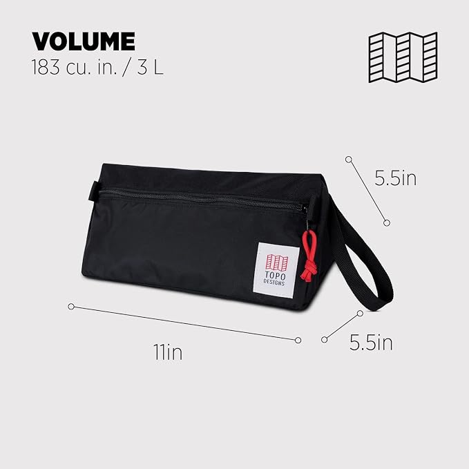 Topo Designs Dopp Kit - Black/black - Image 2