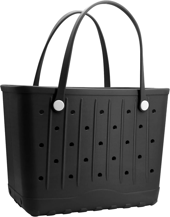 GBB Rubber Large Beach Tote Bag Portable Travel Bag Waterproof Travel Handbags for Beach all Purpose Storage Bags by GBB