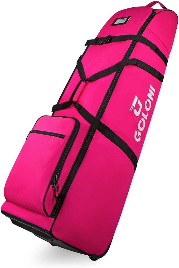 Goloni Golf Travel Bag with Wheels, Airline Golf Travel Case, Padded Rolling Golf Bag with Shoe Compartment by GoloniYourStyleYourRule